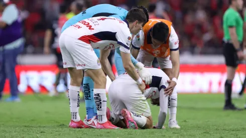 Mateo Chavez rompió en llanto tras la eliminación de Chivas.
