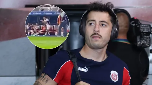 La bronca de Alan Mozo tras la eliminación de Chivas.
