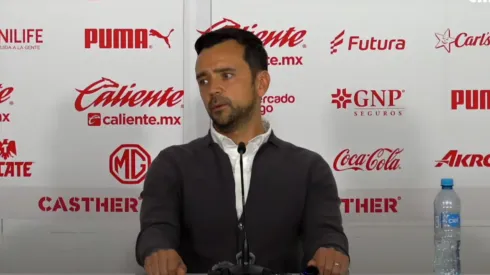 Javier Mier habló en conferencia de prensa como director deportivo de Chivas.
