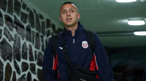Piojo Alvarado, contento en Chivas.
