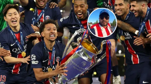 Paris Saint Germain alzó por primera vez la UEFA Champions League y un aficionado de Chivas estuvo presente.
