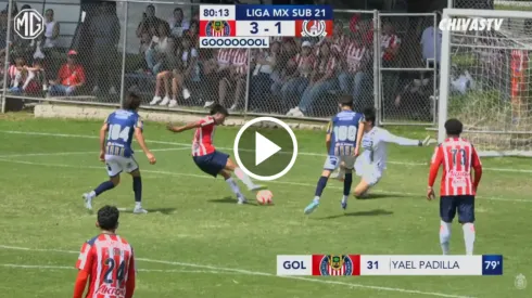Golazo de Yael Padilla con Chivas Sub-21.
