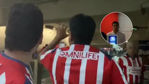 Aficionados de Chivas increparon a la directiva.
