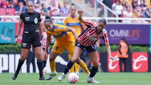 Chivas Femenil vs. Tigres UANL.
