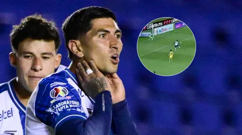 Víctor Guzmán falló un gol increíble ante América.
