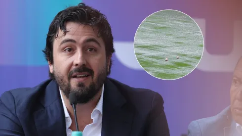 Amaury Vergara presumió el drenaje del Estadio Akron.
