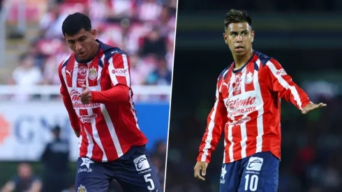 Bryan González y Efraín Álvarez: La dupla que encontró Gabriel Milito en la banda izquierda de Chivas.
