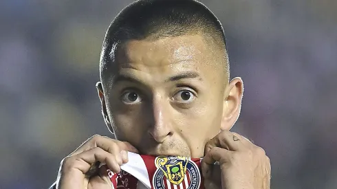 Roberto Alvarado ya se enfoca en el partido contra Cruz Azul.
