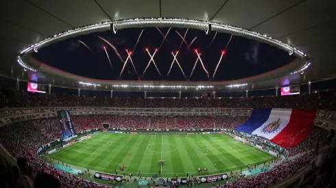 El Estadio Akron se prepara para el Mundial.
