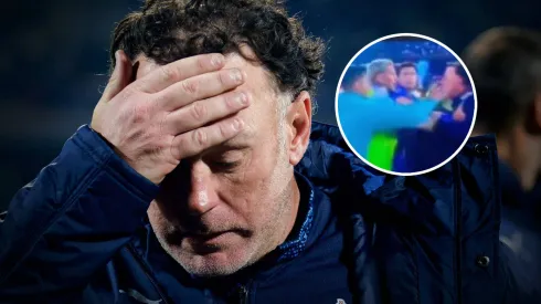 La cachetada que recibió Gabriel Milito.
