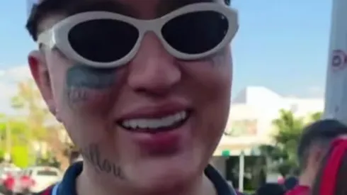 Dani Flow estuvo en el partido entre Irapuato y Chivas
