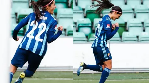 Daniela Zamora anotó el gol del empate 2-2 del Djugardens IF en Suecia justo antes del final.
