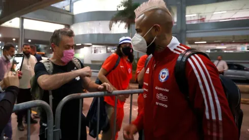 Hincha de Flamengo le pide a Vidal que vaya al Mengao.
