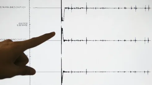 Percepción de un sismógrafo, luego de un sismo.

