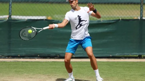 Djokovic se prepara para dar un gran espectaculo.
