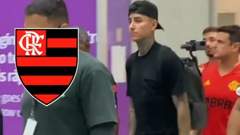 Erick Pulgar aterrizó en Brasil para ser nuevo jugador del Flamengo
