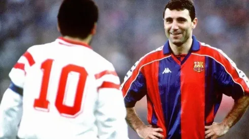 Hristo Stoichkov aún llora la partida de Diego Maradona
