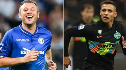 Antonio Cassano salió al rescate de Alexis Sánchez nuevamente
