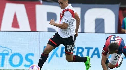 Pablo Solari fue titular en la victoria de River Plate ante San Lorenzo
