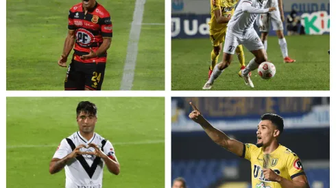 Los cuatro goleadores de la Primera B que buscan el cetro del máximo cañonero del ascenso.
