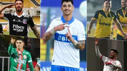 Los máximos goleadores del fútbol chileno pelean por el cetro en la temporada 2022 de la Primera División
