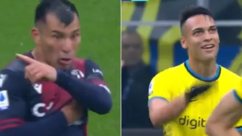 Gary Medel y Lautaro Martínez casi se van a las manos
