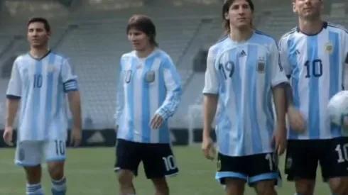 Comercial de marca deportiva muestra a Lionel Messi en sus cinco pasos por los mundiales que ha jugado
