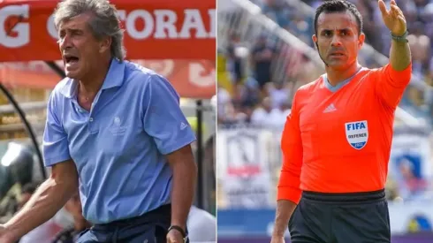 Manuel Pellegrini estalló en contra de Piero Maza