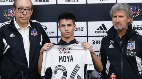 Matías Moya fue presentado en Colo Colo
