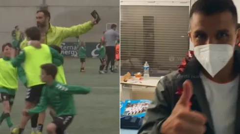 Claudio Bravo y Alexis Sánchez compartieron con los niños en la previa a Navidad
