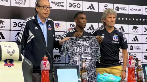 Fabián Castillo fue presentado en Colo Colo
