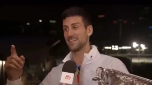 Novak Djokovic canta el "Muchachos" a lo argentino tras ganar el Abierto de Australia
