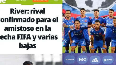 Universidad de Chile enfrentará a River Plate en Salta
