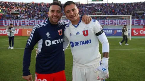 Matías Zaldivia contento por su primer gol con la camiseta de la U
