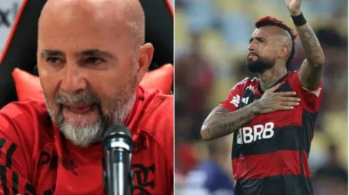 Arturo Vidal es titular en la primera oncena de Jorge Sampaoli como técnico de Flamengo en duelo ante Ñublense por Copa Libertadores
