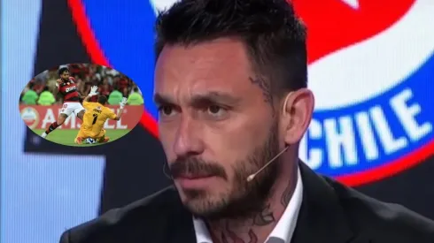 Mauricio Pinilla y su confusión durante la transmisión del duelo entre Flamengo y Ñublense