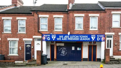 Esta será la entrada del estadio para los partidos de local del Luton Town