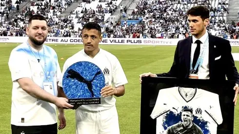 Alexis Sánchez es el MVP del Marsella. 
