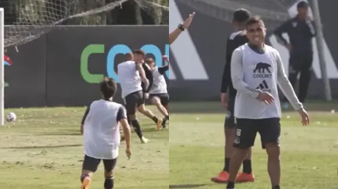 Leandro Benegas y Darío Lezcano marcaron en triunfo de Colo Colo en amistoso ante Santiago City (Foto: Colo Colo TV)
