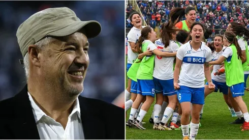 Juan Tagle es pura alegría tras ganar el clásico universitario. 
