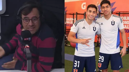 Danilo Díaz entrega su opinión sobre los factores que influyen en la baja de rendimiento de Lucas Assadi y Darío Osorio (Foto: ADN y Club Universidad de Chile)
