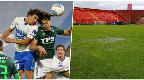 La lluvia pone en jaque el duelo entre la UC y Santiago Wanderers.
