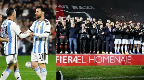 Lionel Messi compartió en lo que fue la despedida de Maxi Rodríguez
