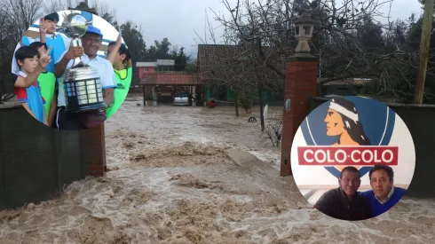 Exjugador de Colo Colo vive en carne propia el drama de las inundaciones
