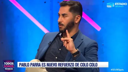 Johnny Herrera cree que Pablo Parra no tiene personalidad (Foto: TNT Sports)
