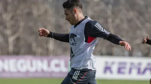 Óscar Opazo arrancó como titular en amistoso de entrenamiento (Foto: Photosport)

