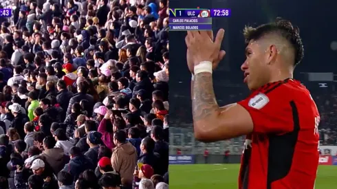 Carlos Palacios tiene su mejor partido en Colo Colo (Foto: TNT Sports)
