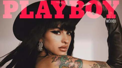 Cazzu en la portada de Playboy.
