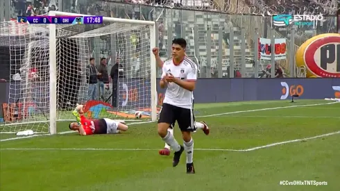 Damián Pizarro volvió al gol en Colo Colo (Foto: TNT Sports)
