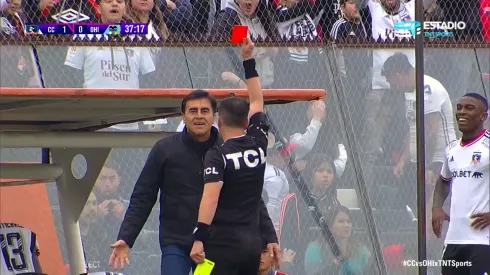 Gustavo Quinteros arriesga más de una fecha de sanción por insultar al árbitro (Foto: TNT Sports)
